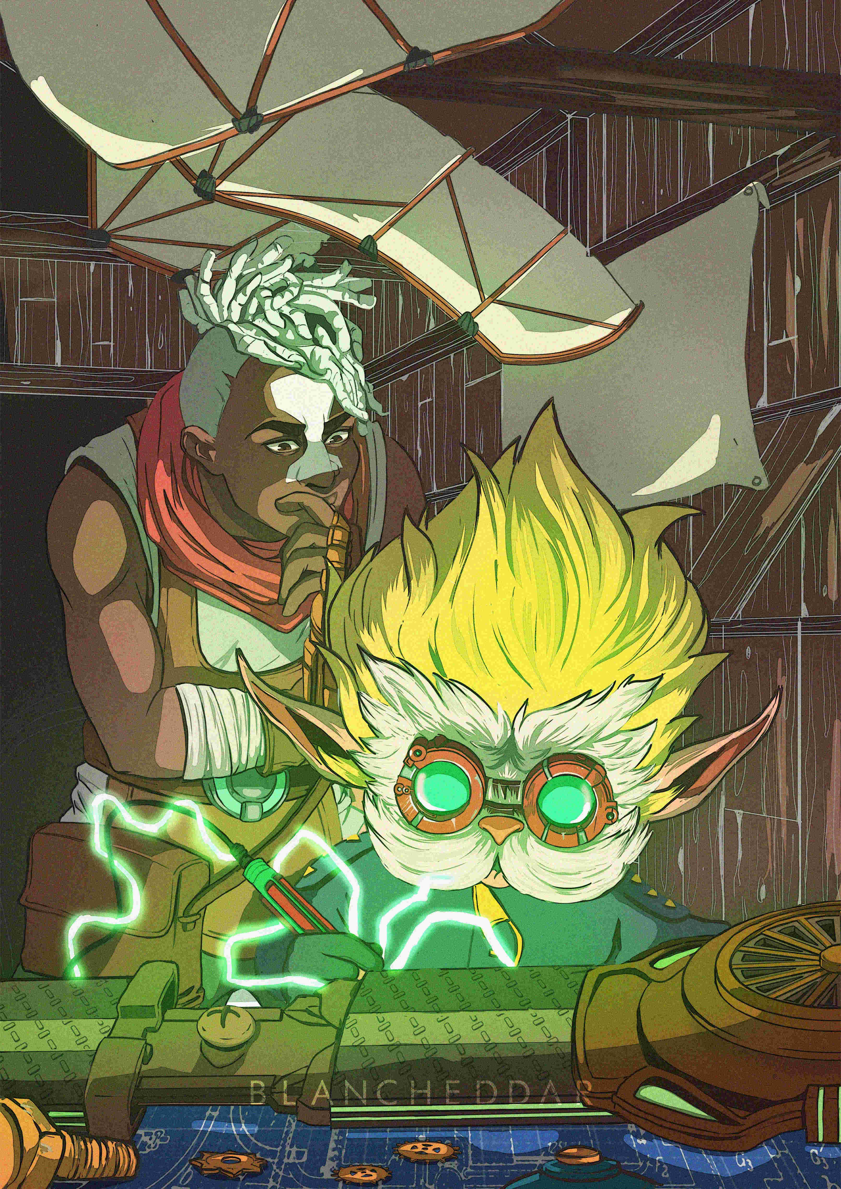 Ekko and Heimerdinger, 2021